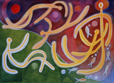 Floating Forms, 1985 by Peter Davidson
